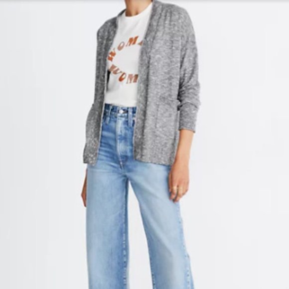 Madewell Grey Cardigan Sweater - Picture 2 of 8